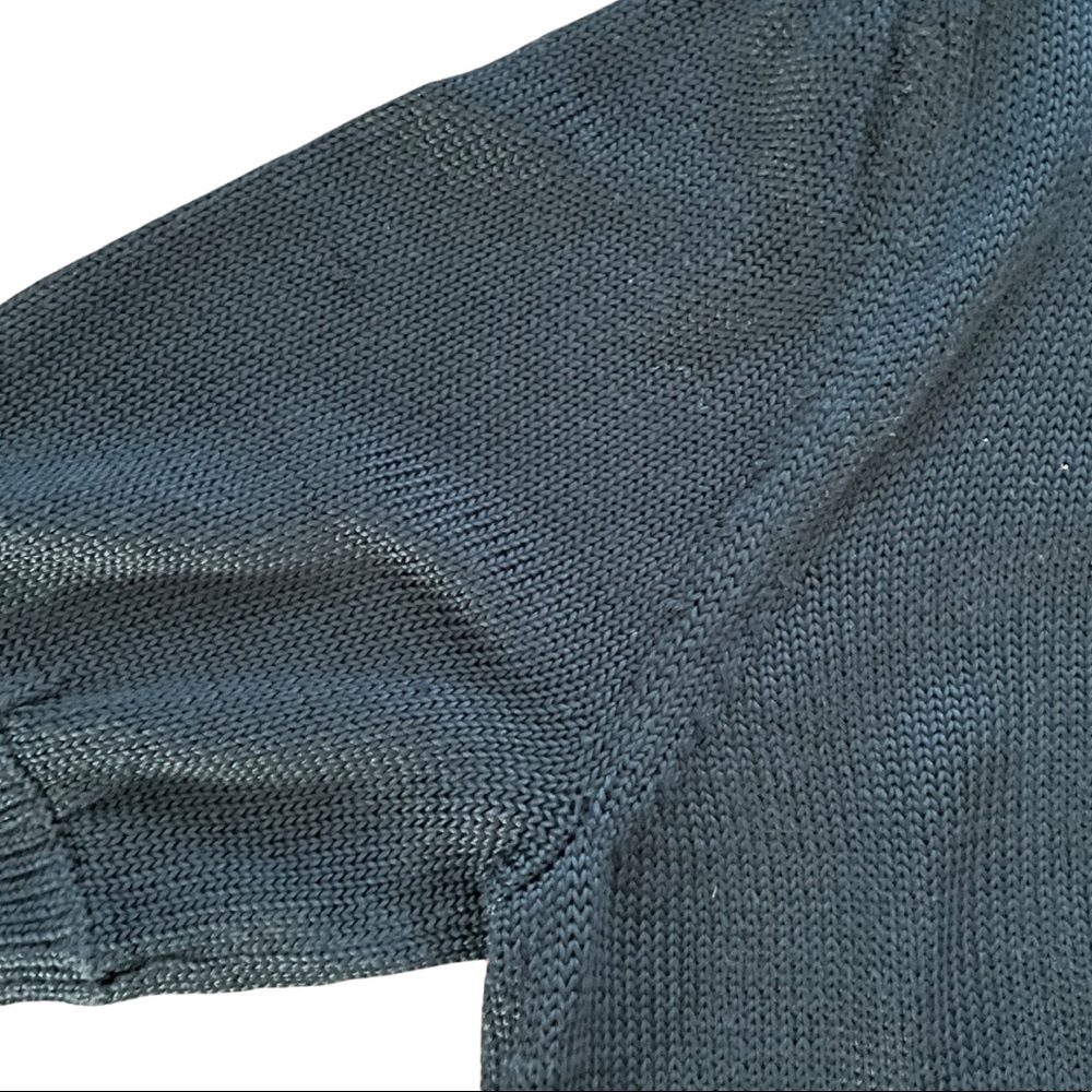 Michael Kors Black Chunky Knit Button Down Cardigan Sweater NWOT - Picture 4 of 12